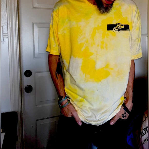 - Rare FERRARI YELLOW BLACK PRINT AMERICAN APPAREL JAPANESE KNIT MOB CAPON… - Picture 5 of 9